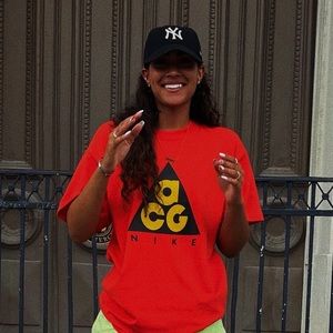 Orange Authetic Streetwear T shirt